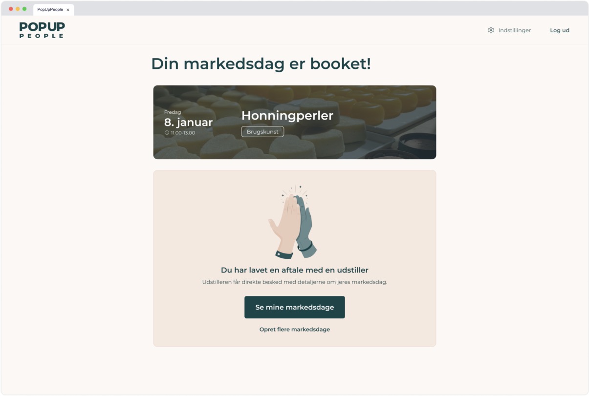 Event details tab showing location info header, event metadata, and practical details sidebar for booked events under the details tab.